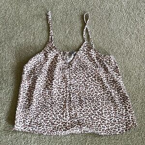 Aerie Sleepwear Tank - Leopard Print